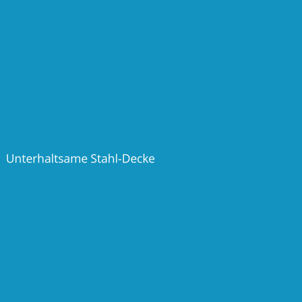 Unterhaltsame Stahl-Decke