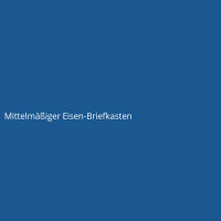 Mittelmäßiger Eisen-Briefkasten