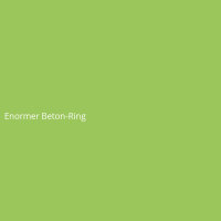 Enormer Beton-Ring