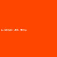 Langlebiges Stahl-Messer