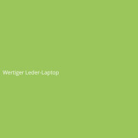 Wertiger Leder-Laptop