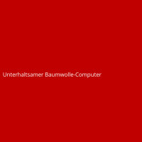 Unterhaltsamer Baumwolle-Computer