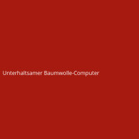 Unterhaltsamer Baumwolle-Computer