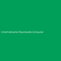 Unterhaltsamer Baumwolle-Computer