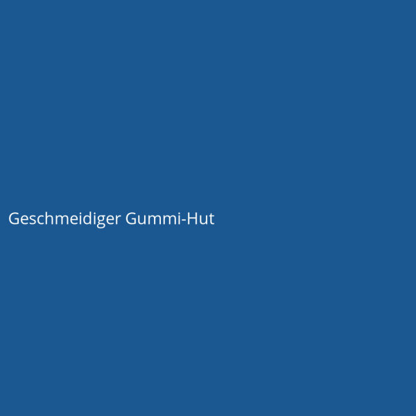 Geschmeidiger Gummi-Hut